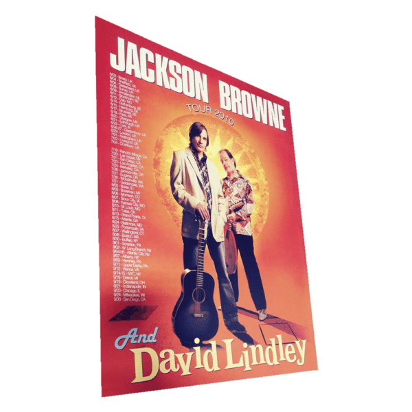 2010jacksonbrowneanddavidlindleytourposter